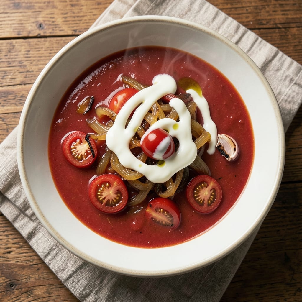 100k Tomato Soup Recipe: Silky Homemade Richness Without Blender