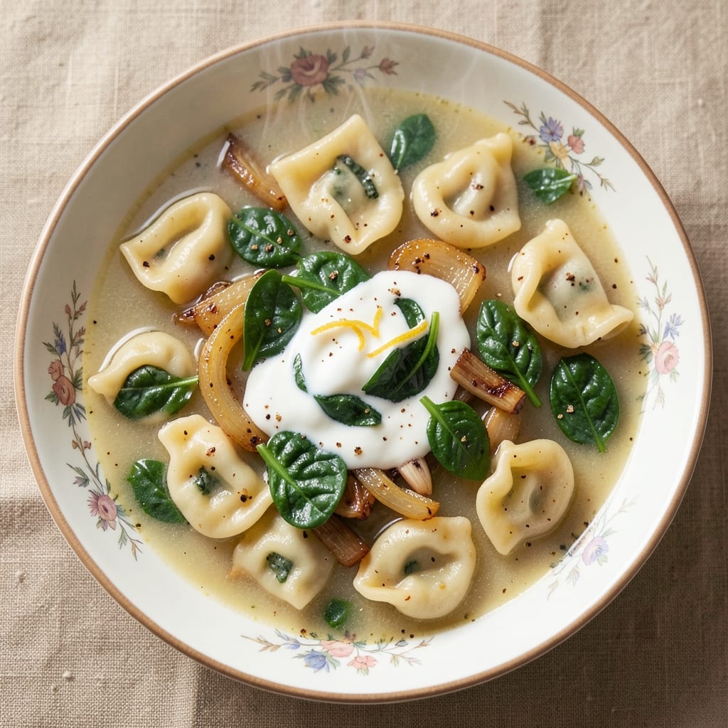 Aldi Tortellini and Spinach Soup Recipe: Cheesy Swirls and Herby Freshness in One Pot
