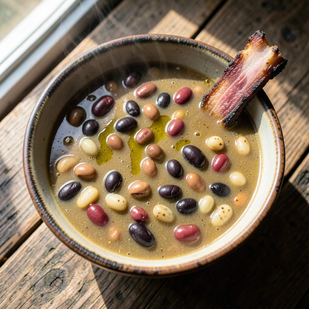 7 Bean Soup With Ham Hock Recipe: Slow-Simmered Umami Bomb