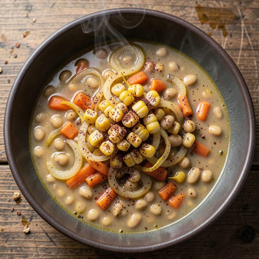Alabama Jacks Lima Bean Soup Recipe: Smoky Ham and Corn Crunch Fusion