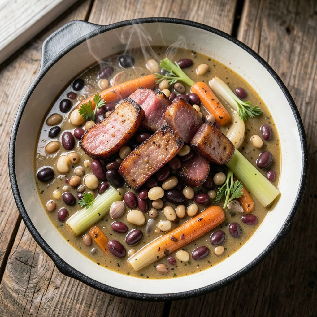 16 Bean Soup Recipe with Sausage: Smoky Spice and Pantry Staples in One Pot