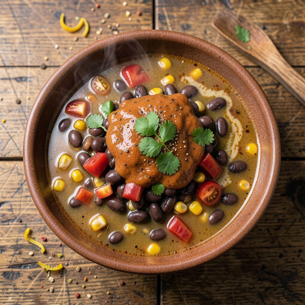 5-Can Taco Soup Recipe: Smoky Bean and Corn Fiesta in One Pot
