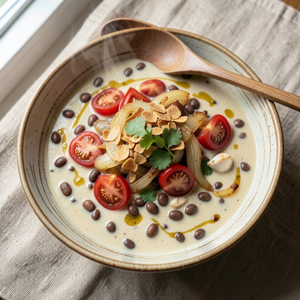 African Bean Soup Recipe: West African Spice and Coconut Fusion