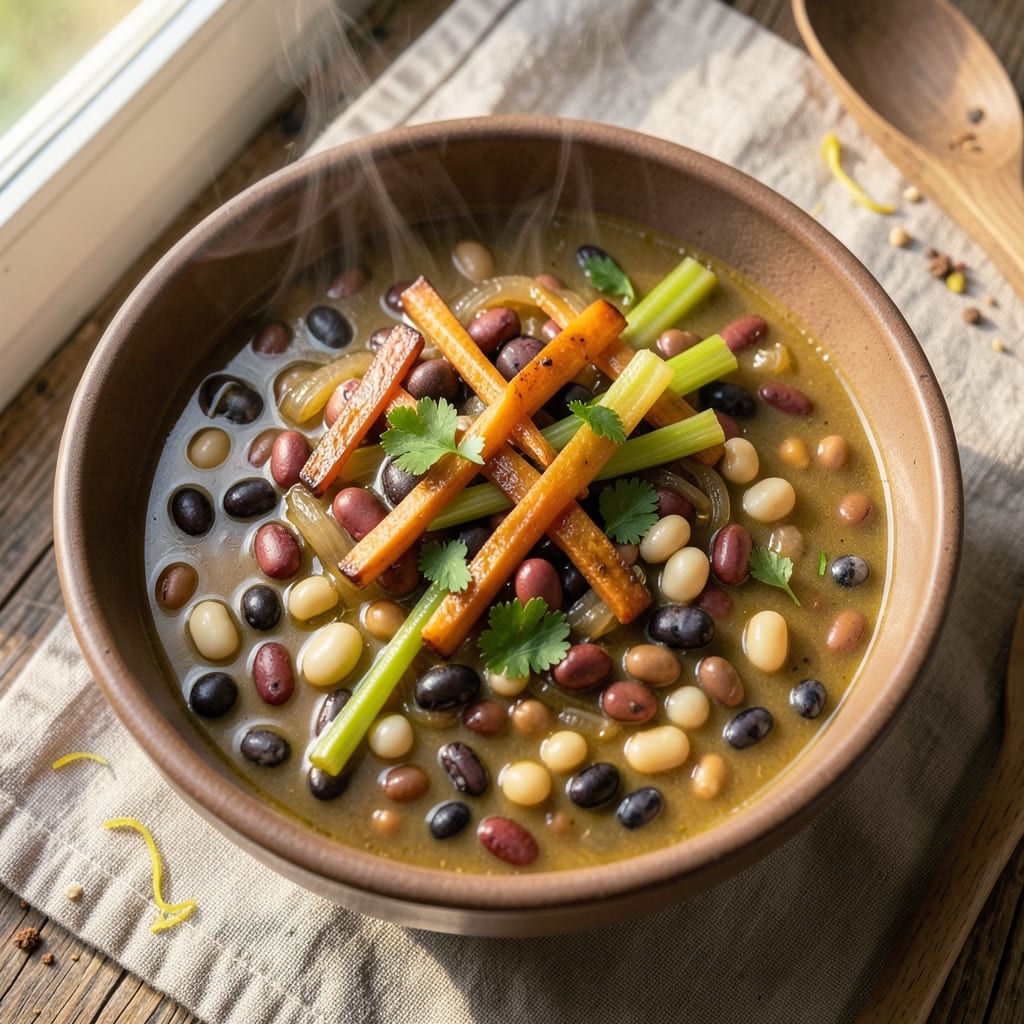 Slow Cooker 12 Bean Soup Recipe: Pantry-to-Pot Umami Symphony