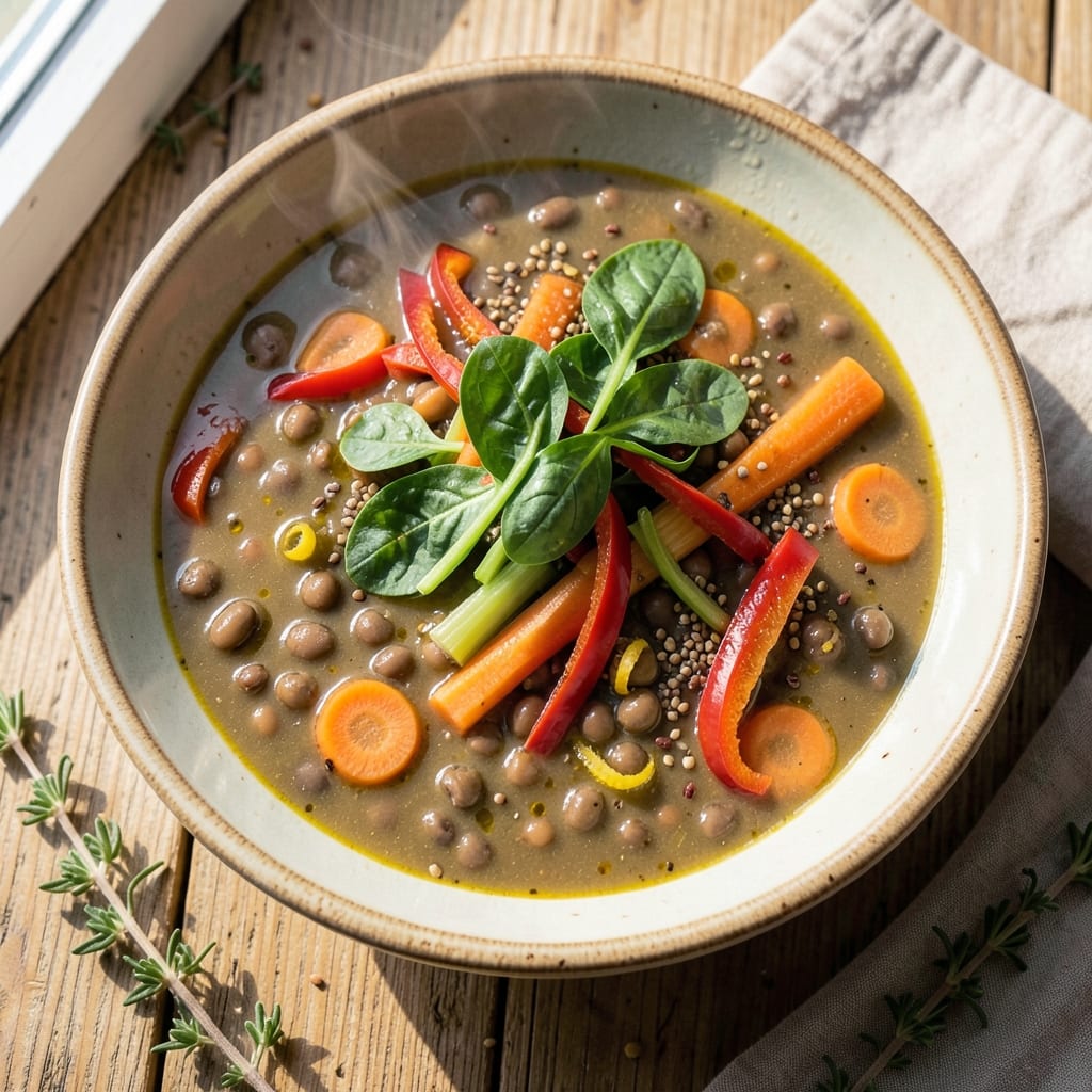 Alkaline Lentil Soup Recipe: Gut-Friendly Fiber Boost in One Pot