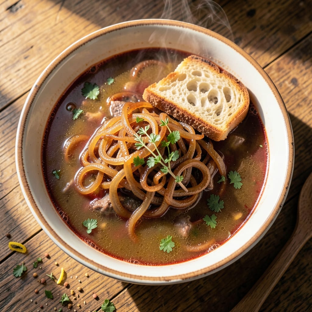 99 Restaurant French Onion Soup Recipe: Crispy Gruyère Crowns and Caramelized Layers
