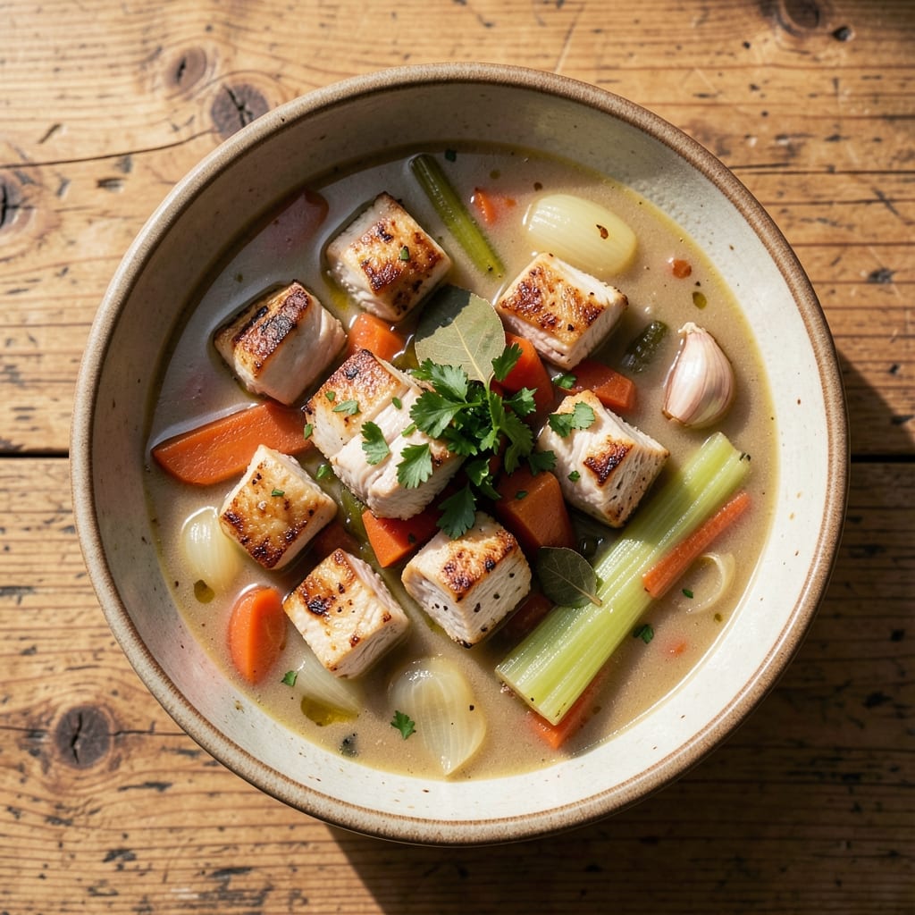 8-Can Chicken Soup Recipe: Pantry Staples Simmered Into Rich, Rustic Flavor