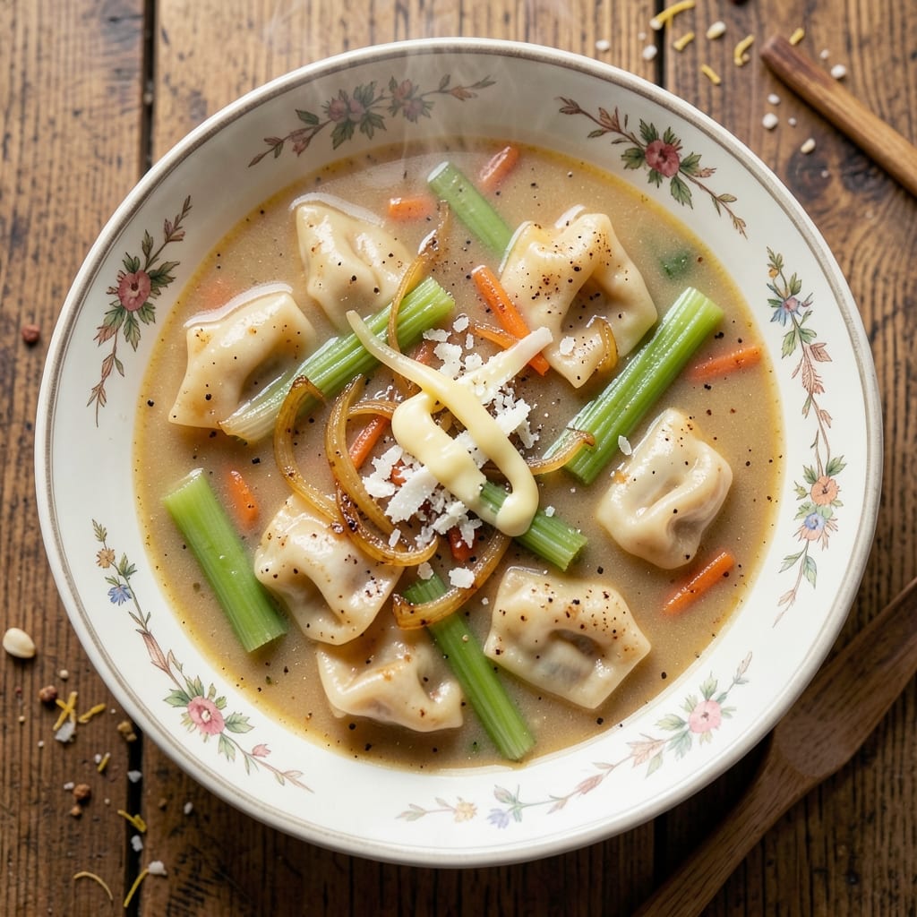 3 Cheese Tortellini Soup Recipe: Triple-Cheese Swirls in Creamy Broth