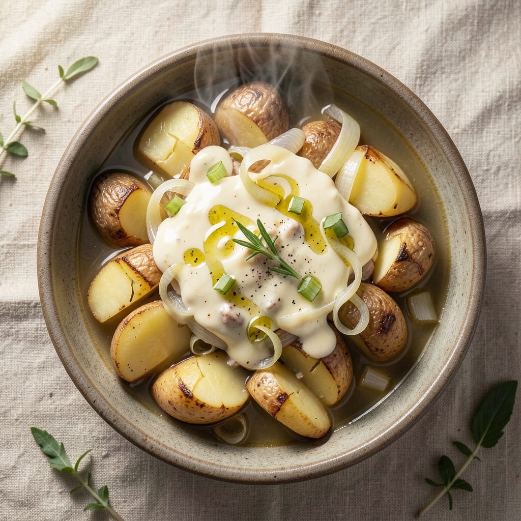 Alpine Soup Recipe: Mountain-Infused Creaminess with Gruyère Crunch