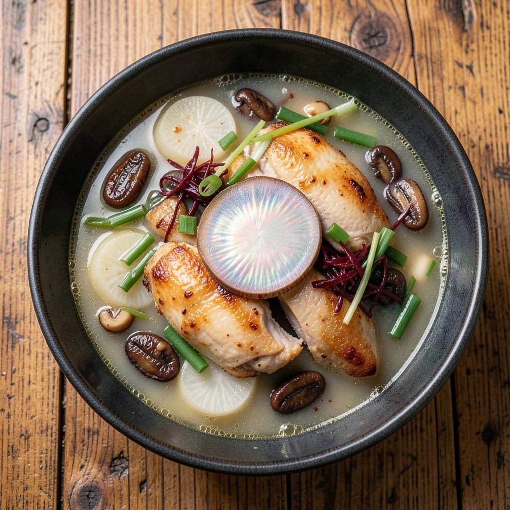 Abalone Ginseng Chicken Soup Recipe: Velvety Broth with Oceanic Depth