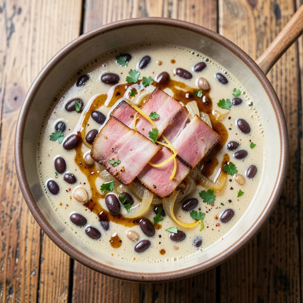Alton Brown's Ham and Bean Soup Recipe: Slow-Cooked Richness With Caramelized Onion Depth