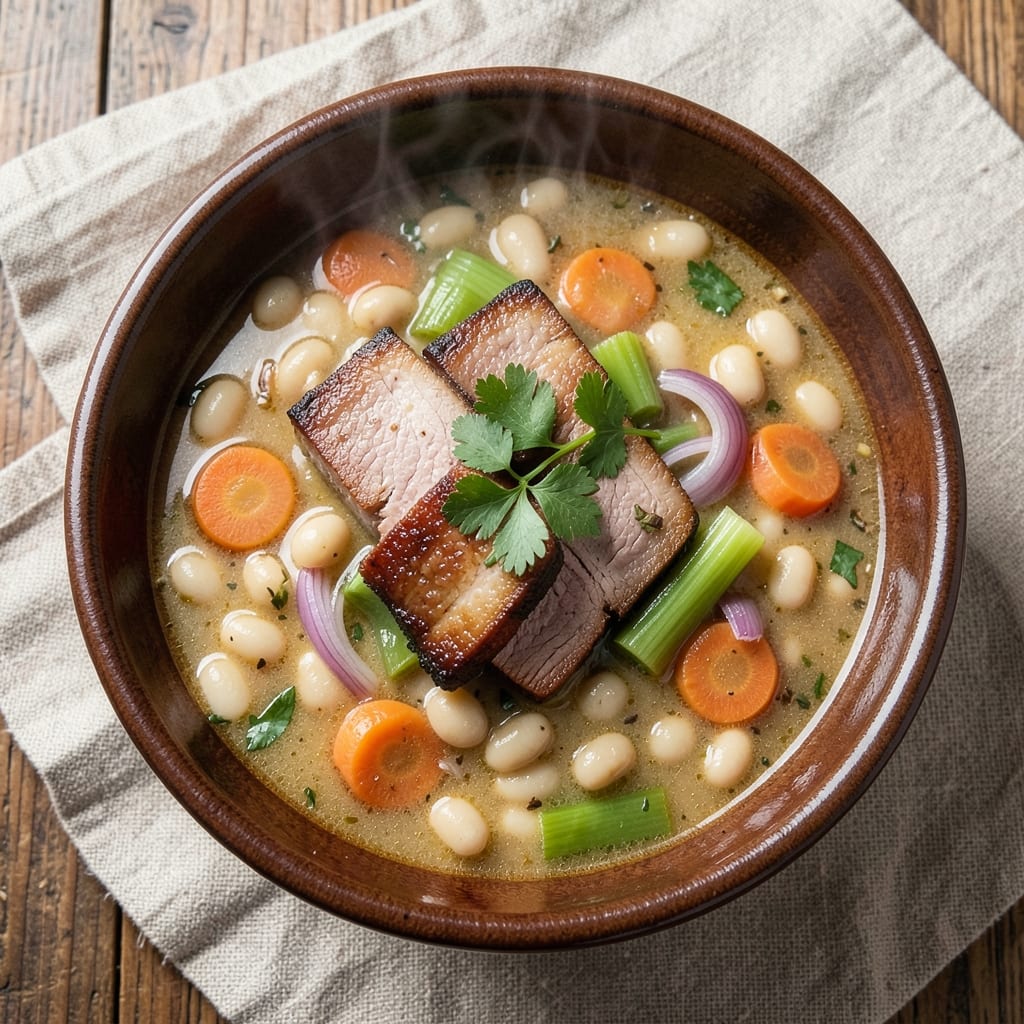 5 Star Ham and Bean Soup Recipe: Slow-Simmered Richness With Crispy Bacon Topping