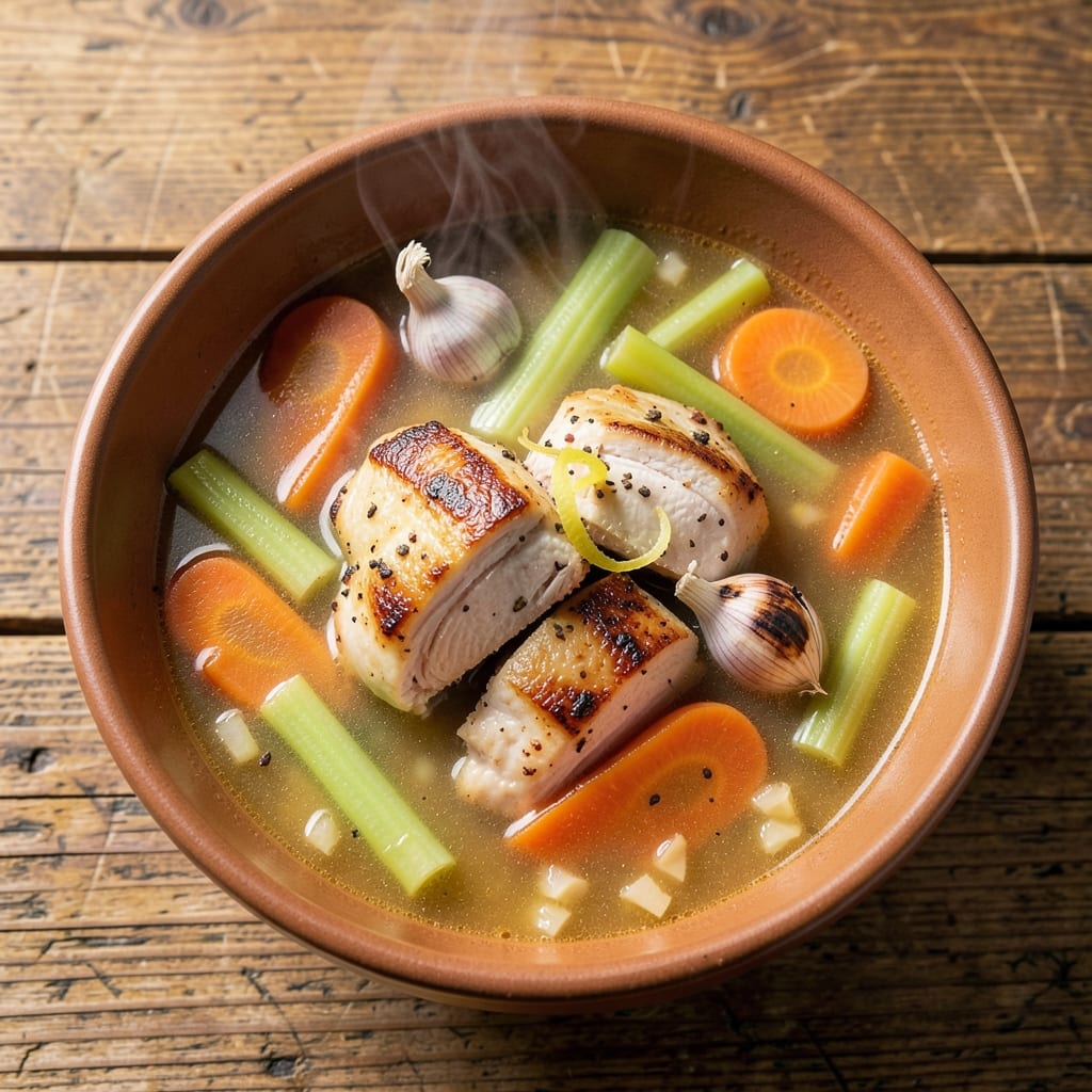 Alpine Village Inn Chicken Soup Recipe: Herb-Infused Comfort with Crispy Noodle Topping