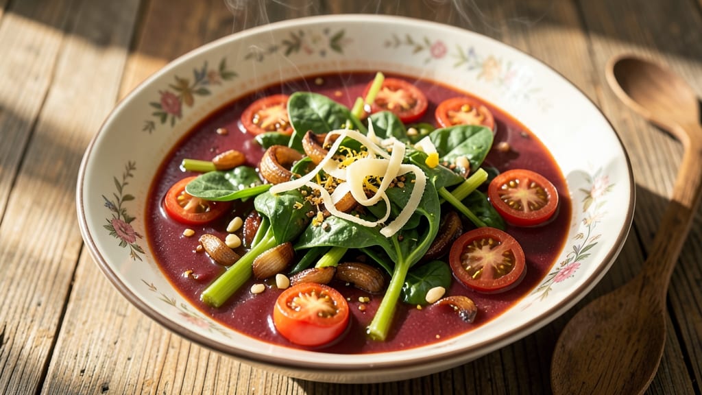 Au Bon Pain Tomato Florentine Soup Recipe: Herb-Infused Roasted Tomato and Spinach Richness