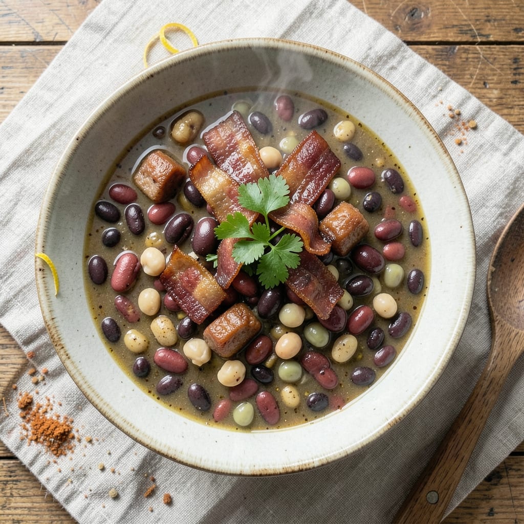 15 Bean Soup Recipe with Meat: Slow-Cooked Pantry Protein Powerhouse