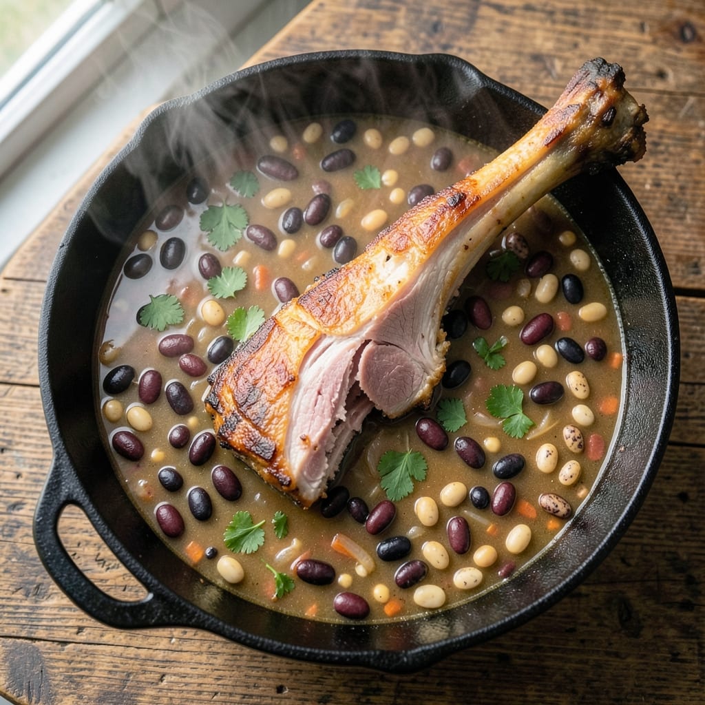 16 Bean Soup Recipe with Ham Bone: Bone-Braised Richness in One Pot