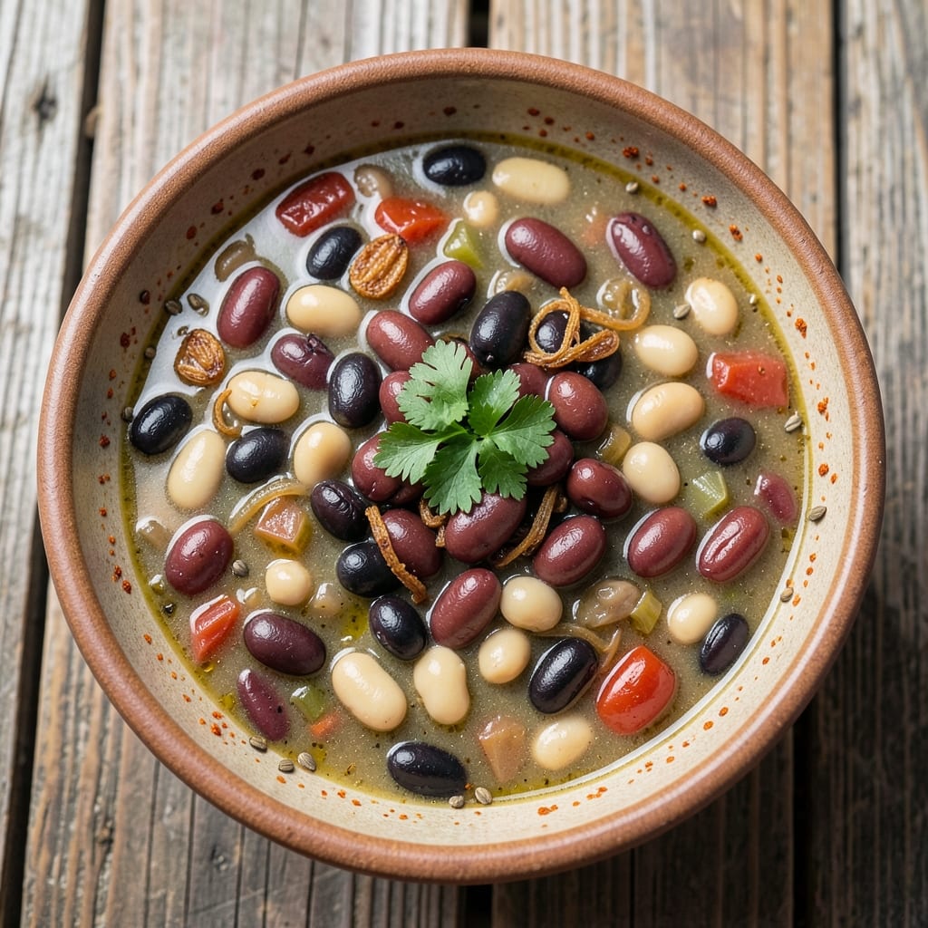 13 Bean Soup Recipe Vegetarian Slow Cooker: Hearty Pantry-to-Pot Protein Without Ham