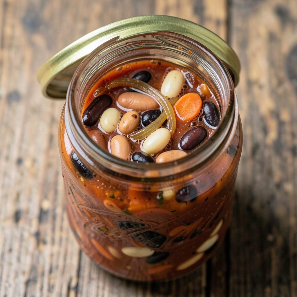 5 Bean Soup in a Jar Recipe: Pantry Staples Simmered to Flavorful Depth
