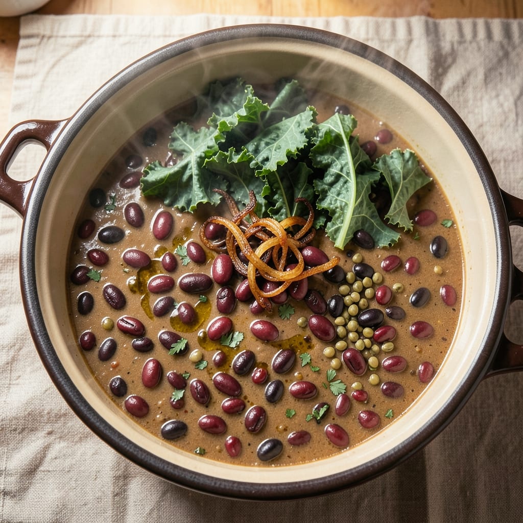 10 Bean Soup Recipe Crock Pot Vegetarian: Hearty Pantry Simmer With 10 Legume Harmony