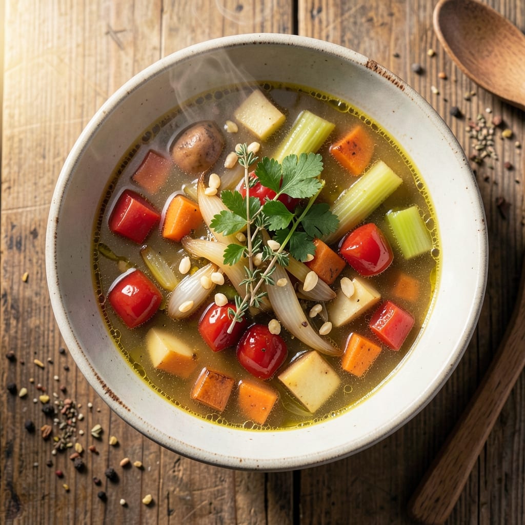 12 Veggie Soup Recipe: Herb-Infused Lightness Packed With Pantry Staples