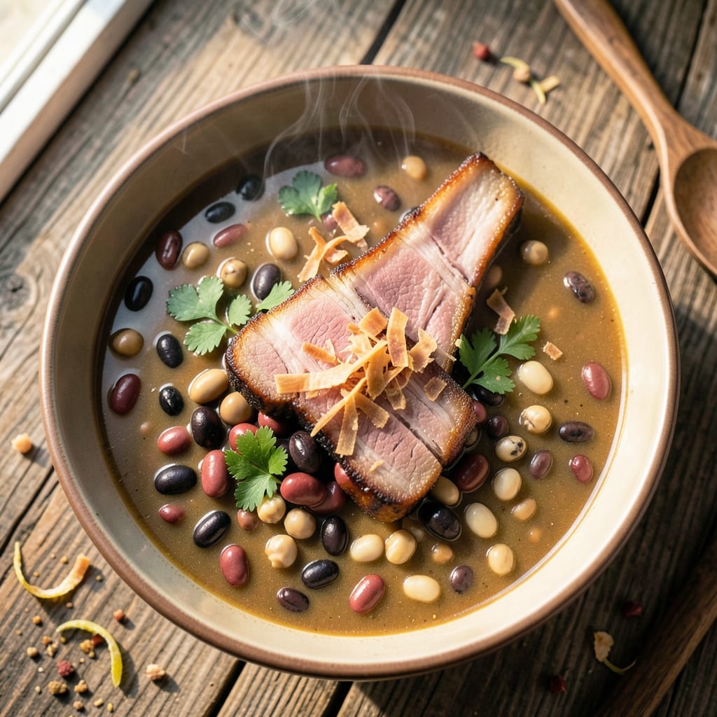9 Bean Soup Recipe with Ham: Slow-Simmered Savory Depth from Pantry Staples
