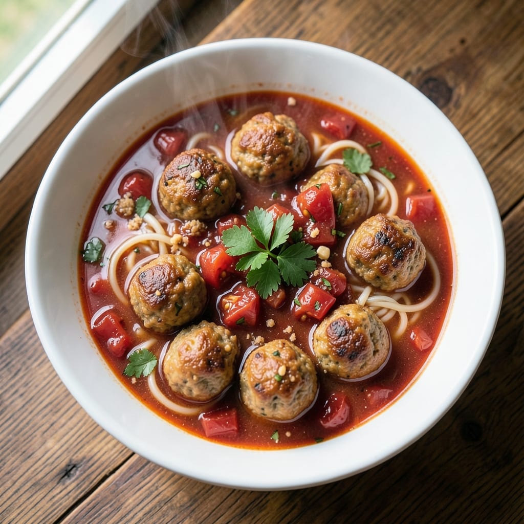Albondigas Soup Recipe Instant Pot: Meatballs That Melt in Spiced Tomato Broth