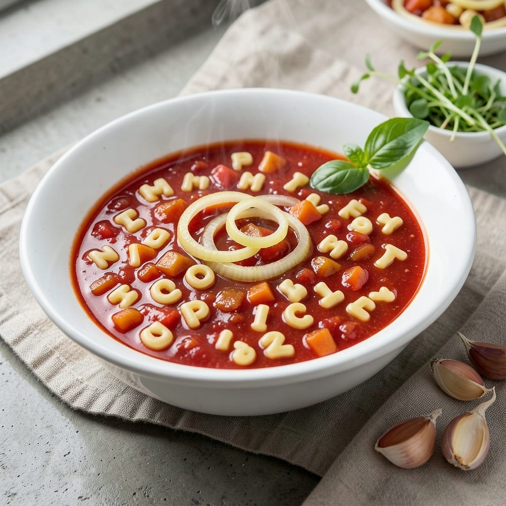 Alphabet Soup Recipe Tomato: Vibrant Veggie Medley With Bright Tomato Zing