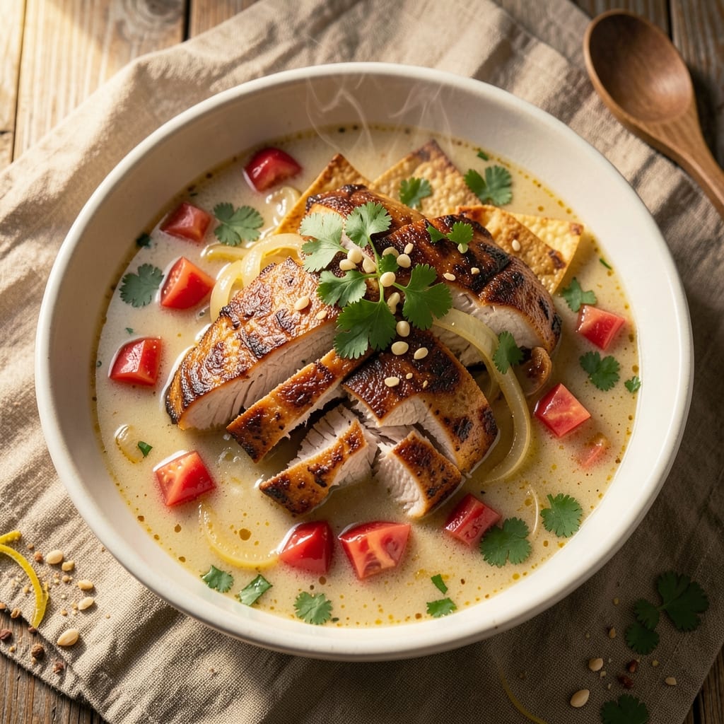 Alamo Cafe Chicken Tortilla Soup Recipe: Smoky Chipotle and Cilantro Zing in One Pot