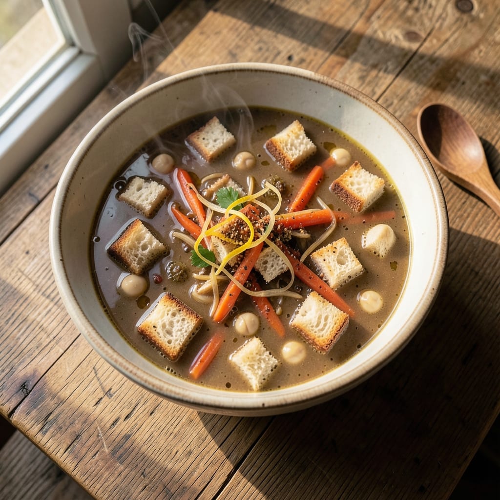 Acorda Soup Recipe: Sicilian Chickpea and Bread Magic