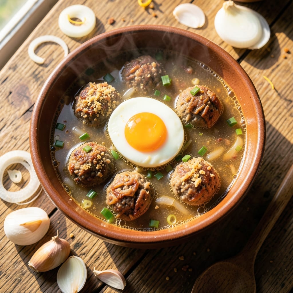 Albondigas Soup Recipe Filipino: Meatballs in Coconut-Lemon Broth