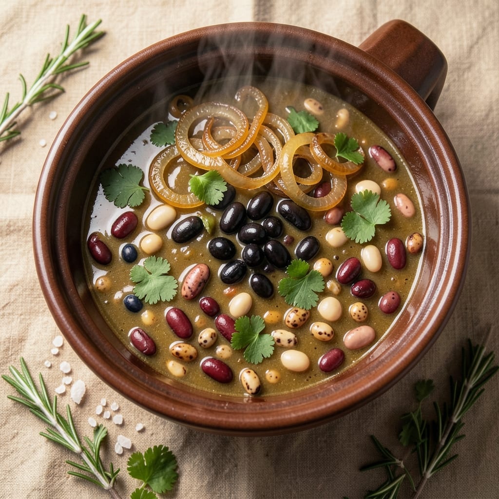15 Bean Soup Slow Cooker Recipe Vegetarian: Pantry Staples Simmered Into Hearty, Protein-Packed Warmth