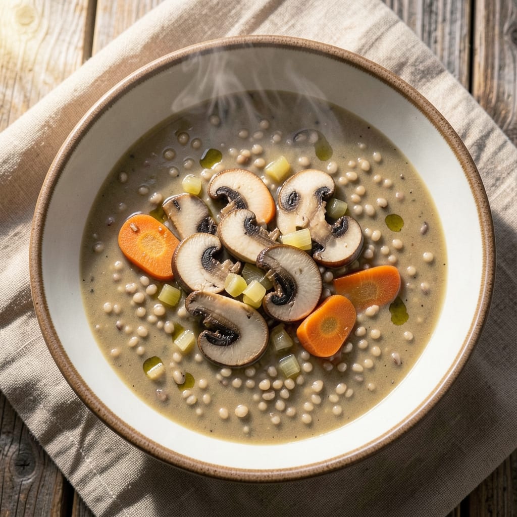2nd Ave Deli Mushroom Barley Soup Recipe: Umami-Rich Depth With Toasted Barley Crunch