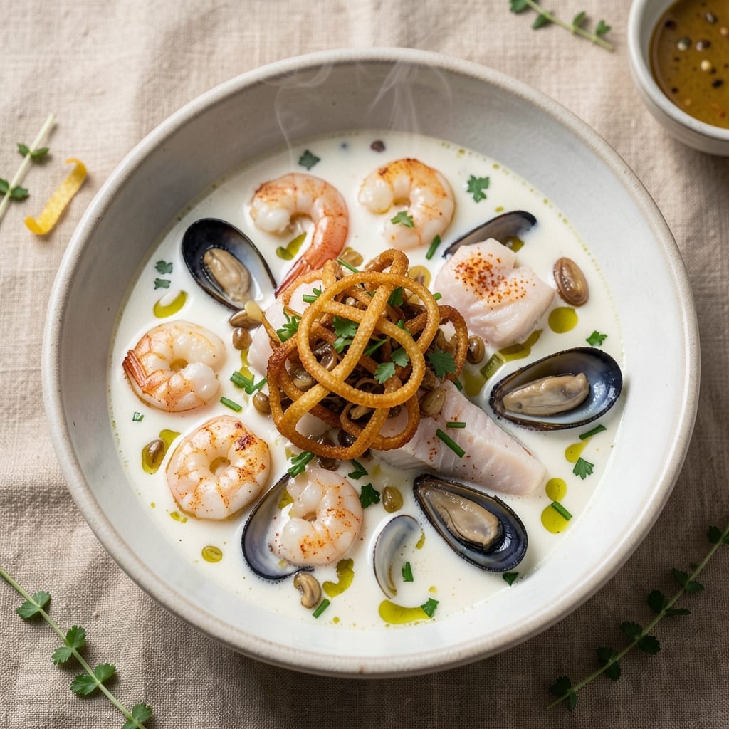 7 Seafood Soup Recipe: Briny Depth and Herbal Freshness in One Pot
