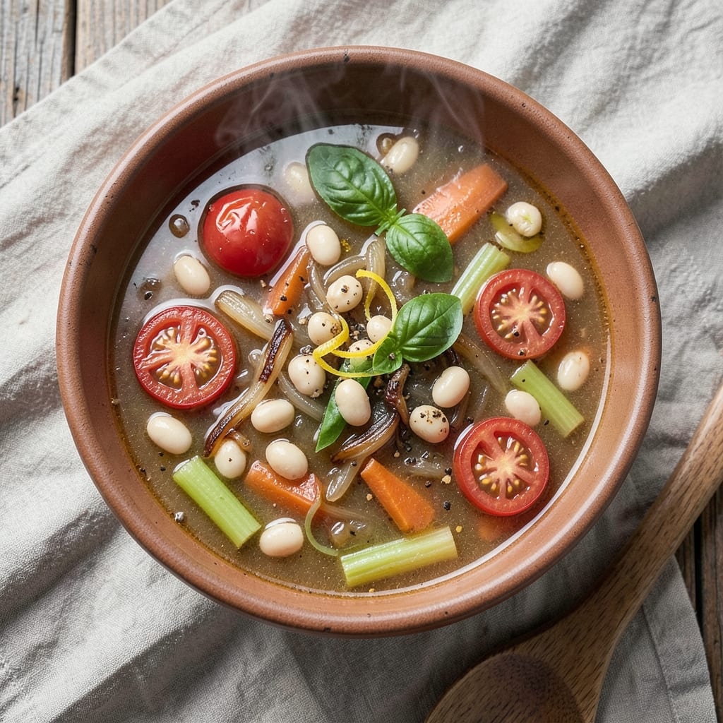 Alton Brown's Minestrone Soup Recipe: Vegetable-Packed Heartiness in One Pot