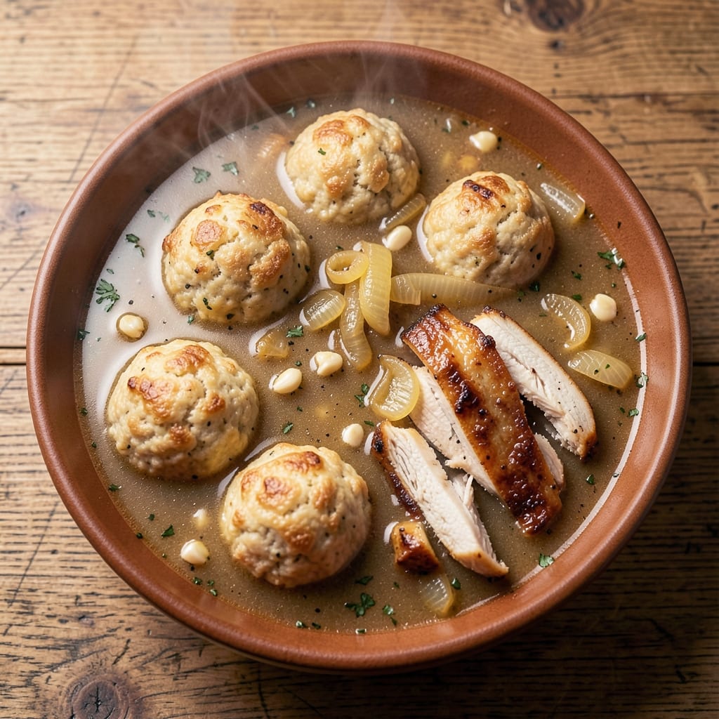 2nd Avenue Deli Matzo Ball Soup Recipe: Knish-Inspired Dough and Broth Harmony