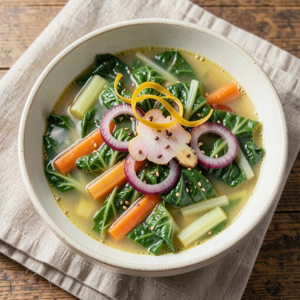 Alkaline Cabbage Soup Recipe: Detoxifying Lime & Ginger Zing in 25 Minutes